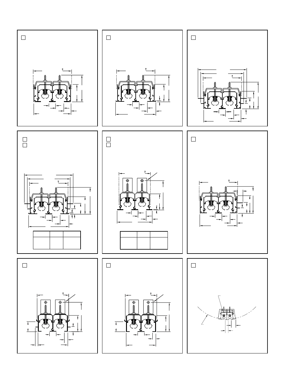 Frame & border types, dimensions (continued) | Titus ML IOM User Manual | Page 6 / 8