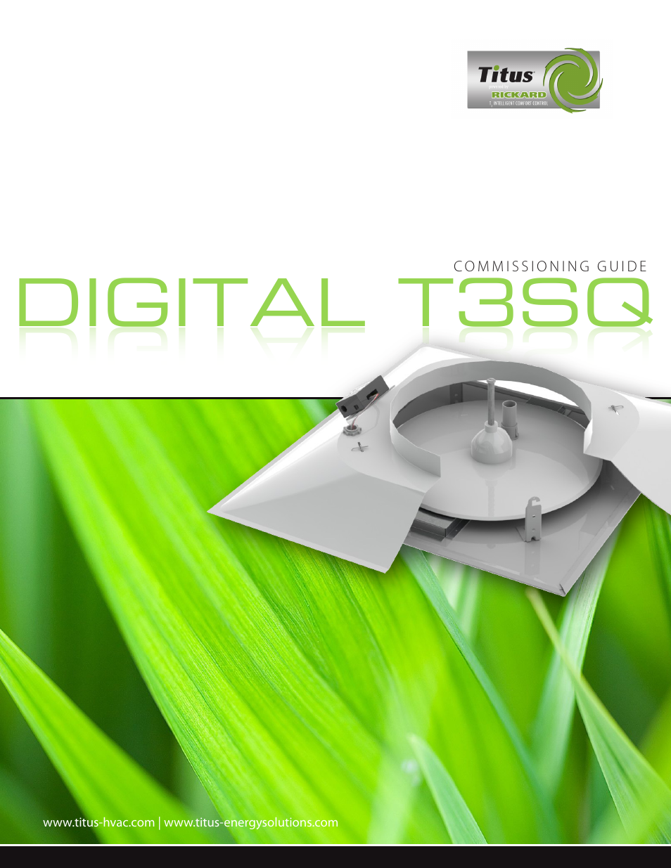 Titus T3SQ-2 Commissioning Guide User Manual | 4 pages