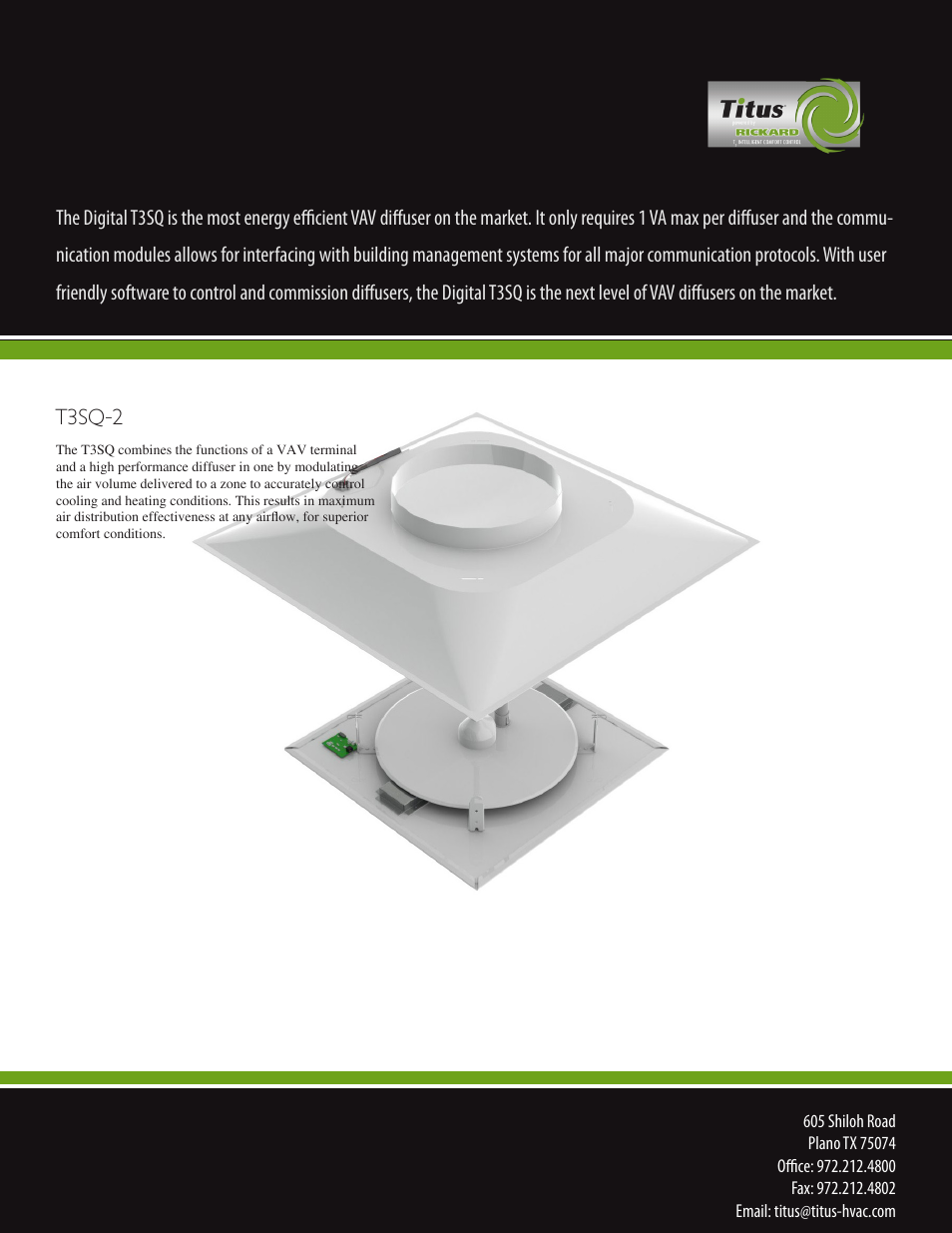 Titus T3SQ-2 Commissioning Guide User Manual | Page 4 / 4