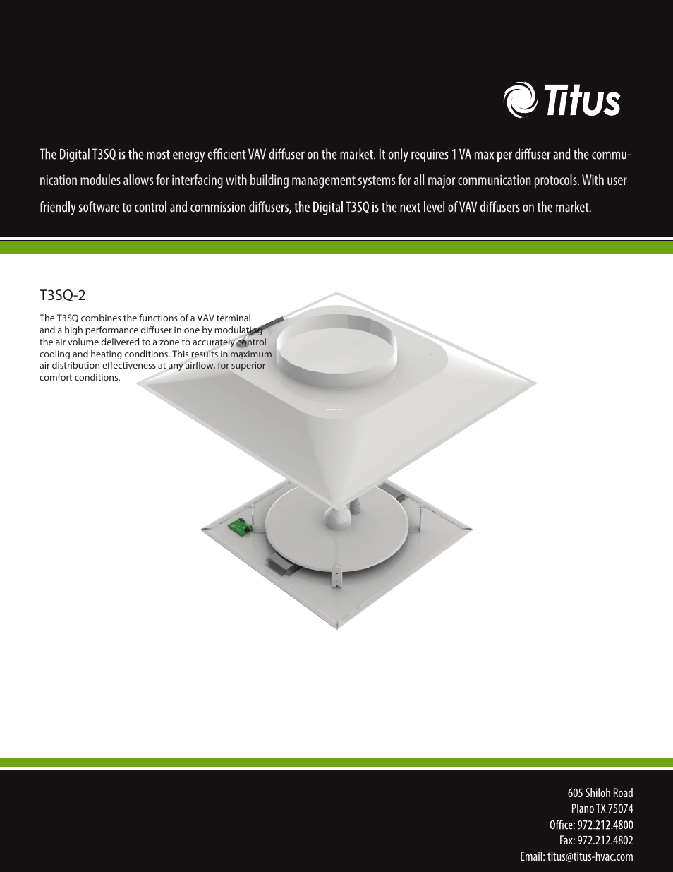 T3sq-2 | Titus T3SQ-2 QuickStart Manual User Manual | Page 4 / 4