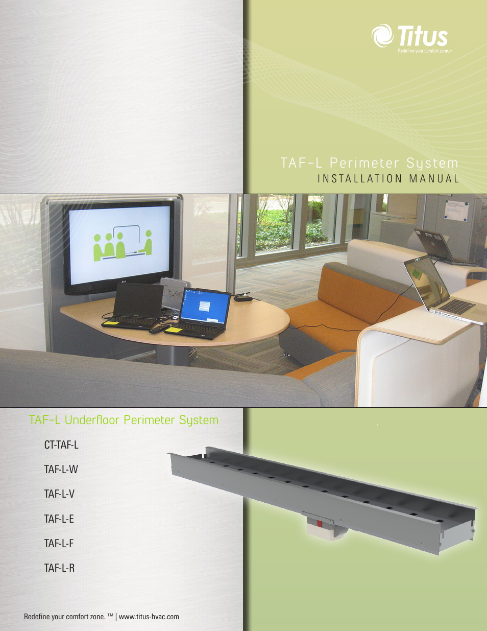 Titus TAF-L Perimeter System IOM User Manual | 10 pages