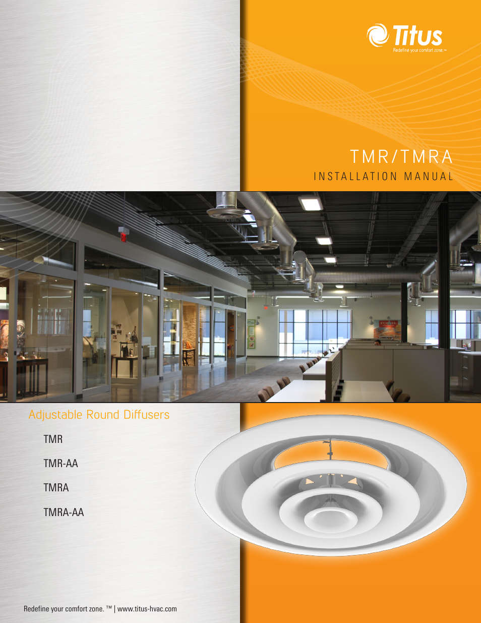 Titus TMR / TMRA IOM User Manual | 4 pages