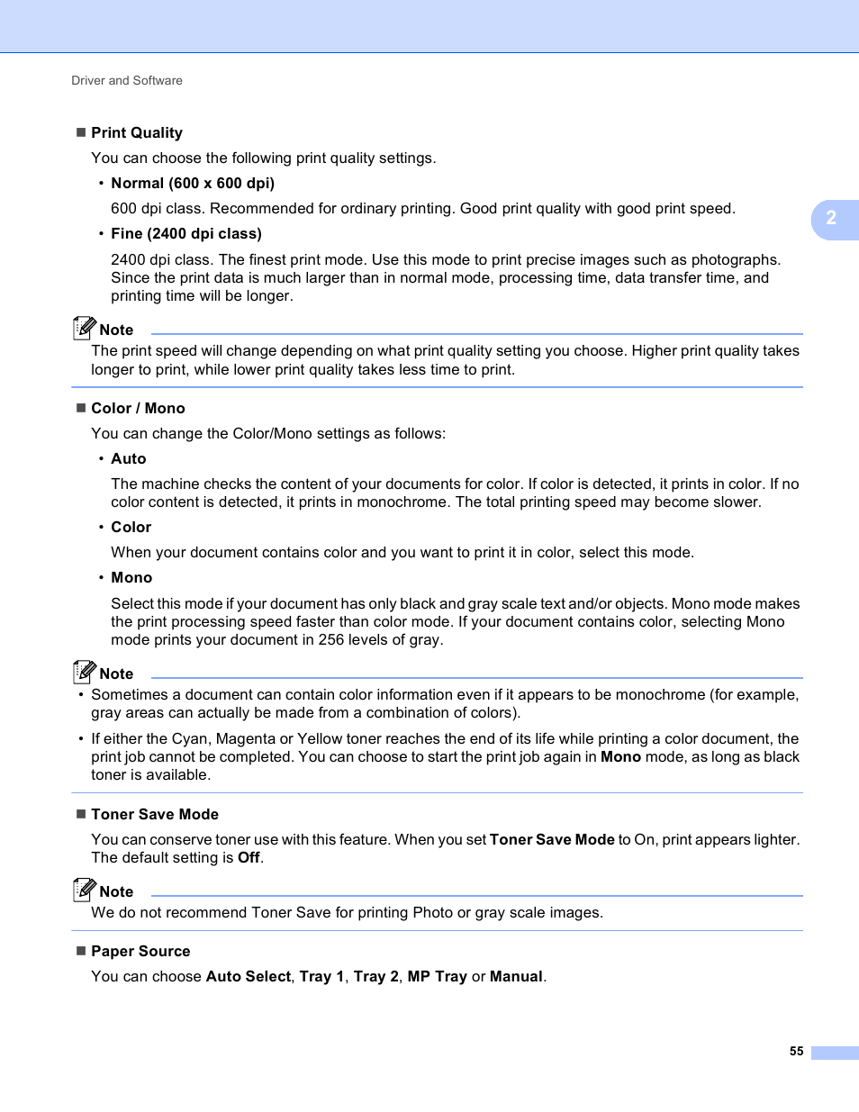 Brother HL 4570CDWT User Manual | Page 61 / 200