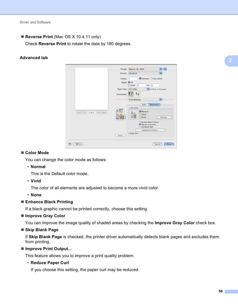 Brother HL 4570CDWT User Manual | Page 62 / 200