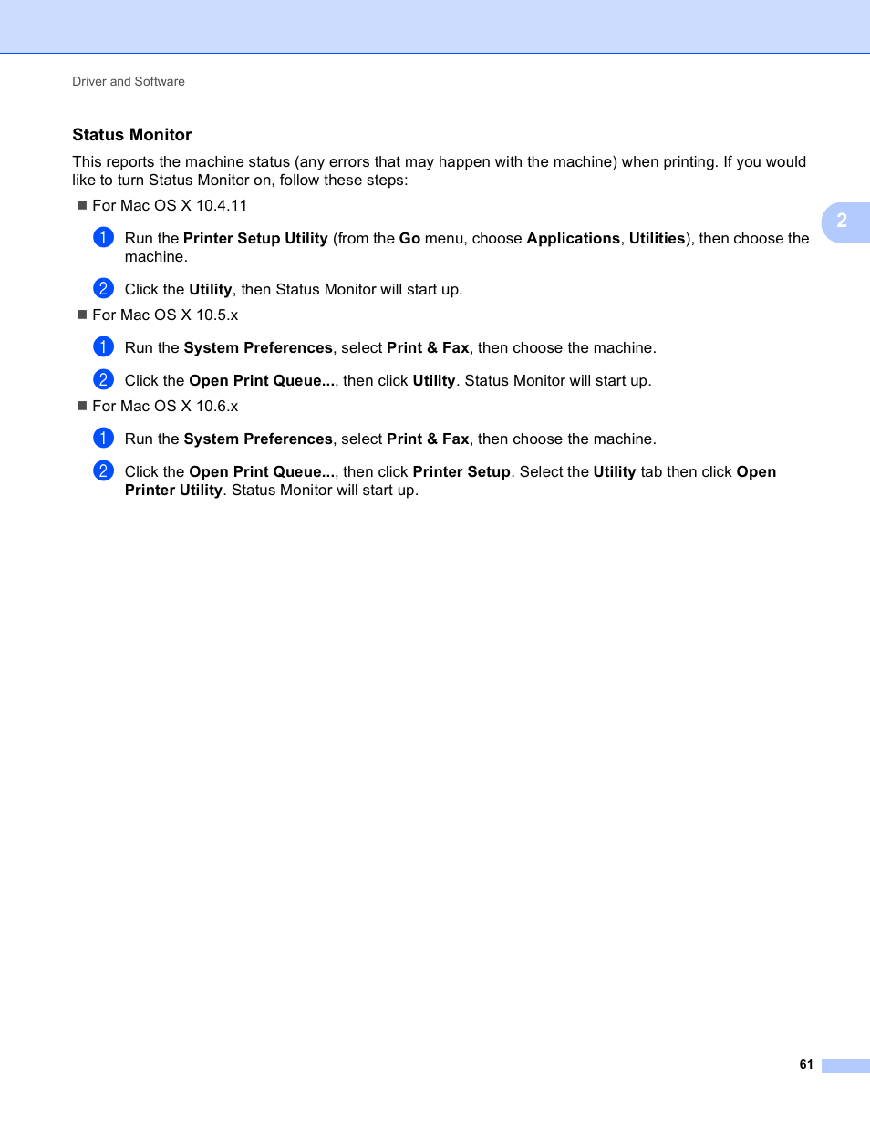 Status monitor | Brother HL 4570CDWT User Manual | Page 67 / 200