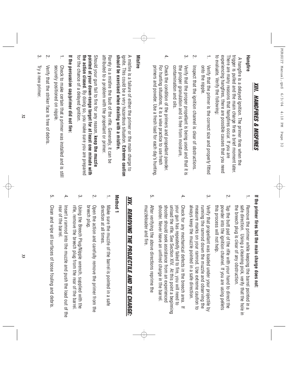 Traditions PURSUIT (Non-Accelerator Models) User Manual | Page 22 / 26