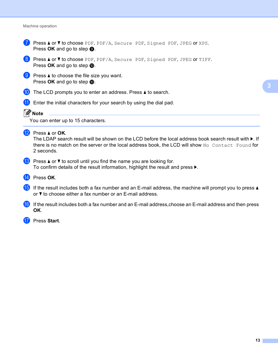 Brother 8910DW User Manual | Page 16 / 31