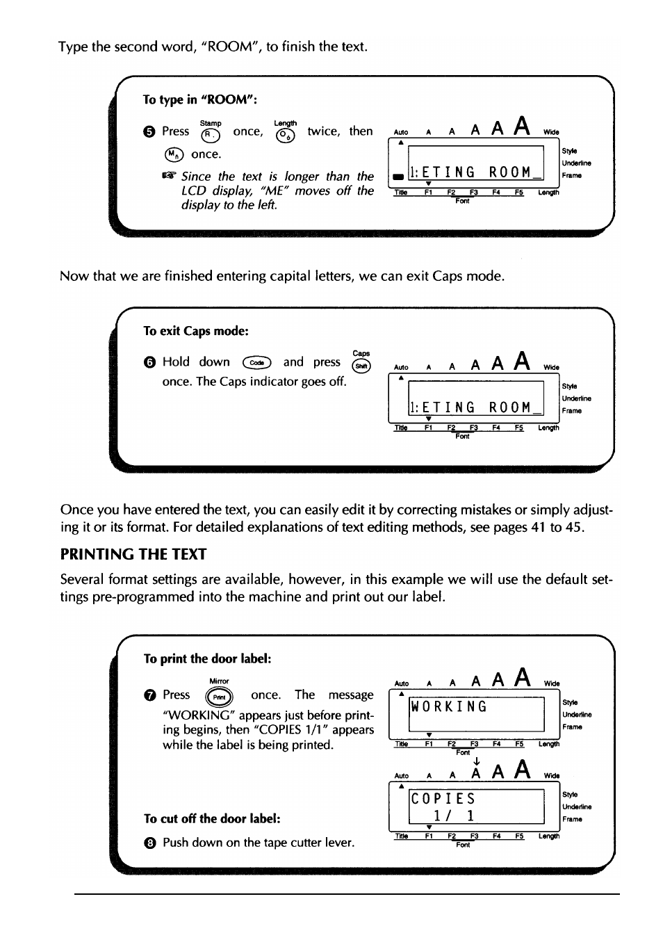 Brother PT-330 User Manual | Page 17 / 150