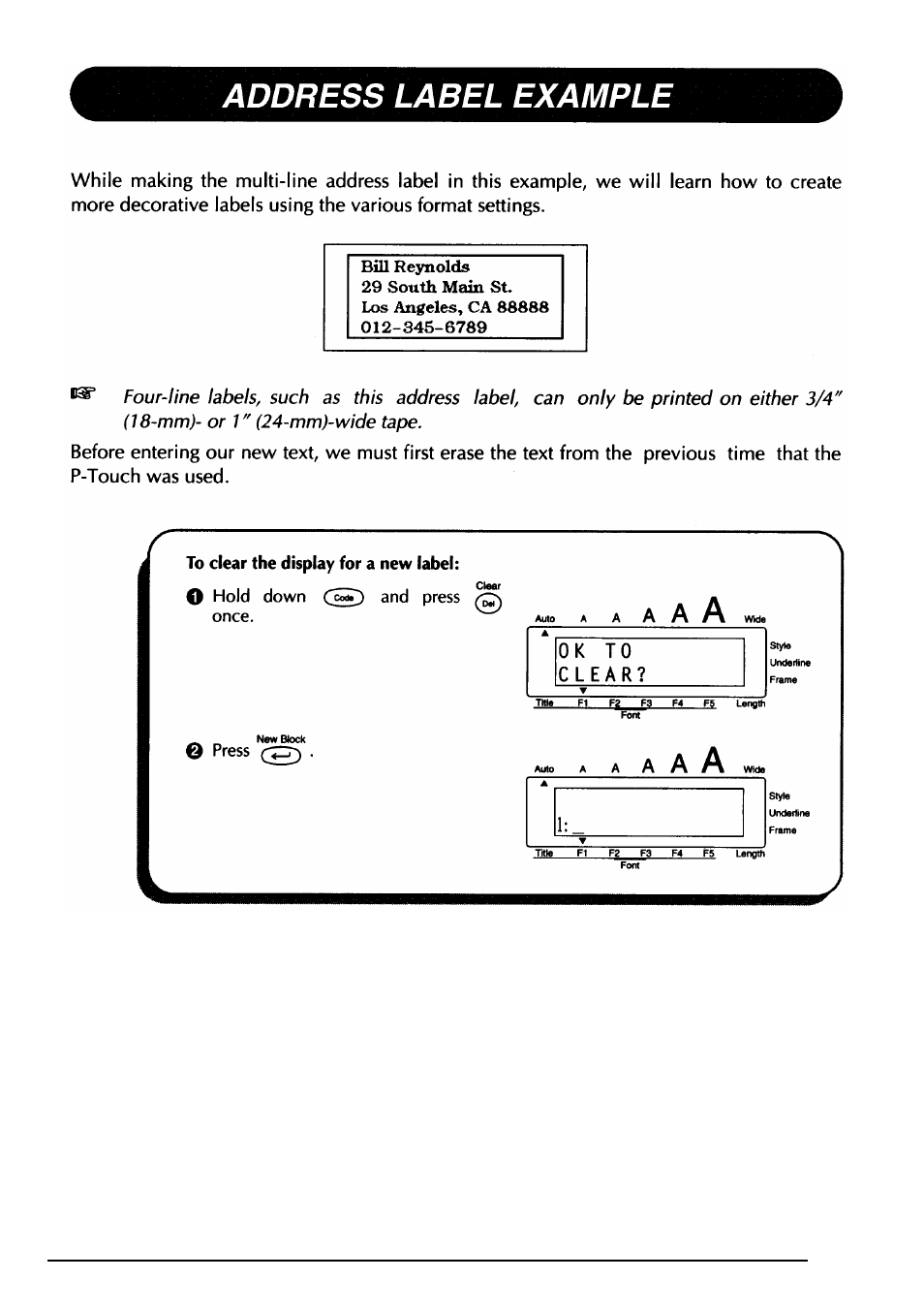 Brother PT-330 User Manual | Page 18 / 150