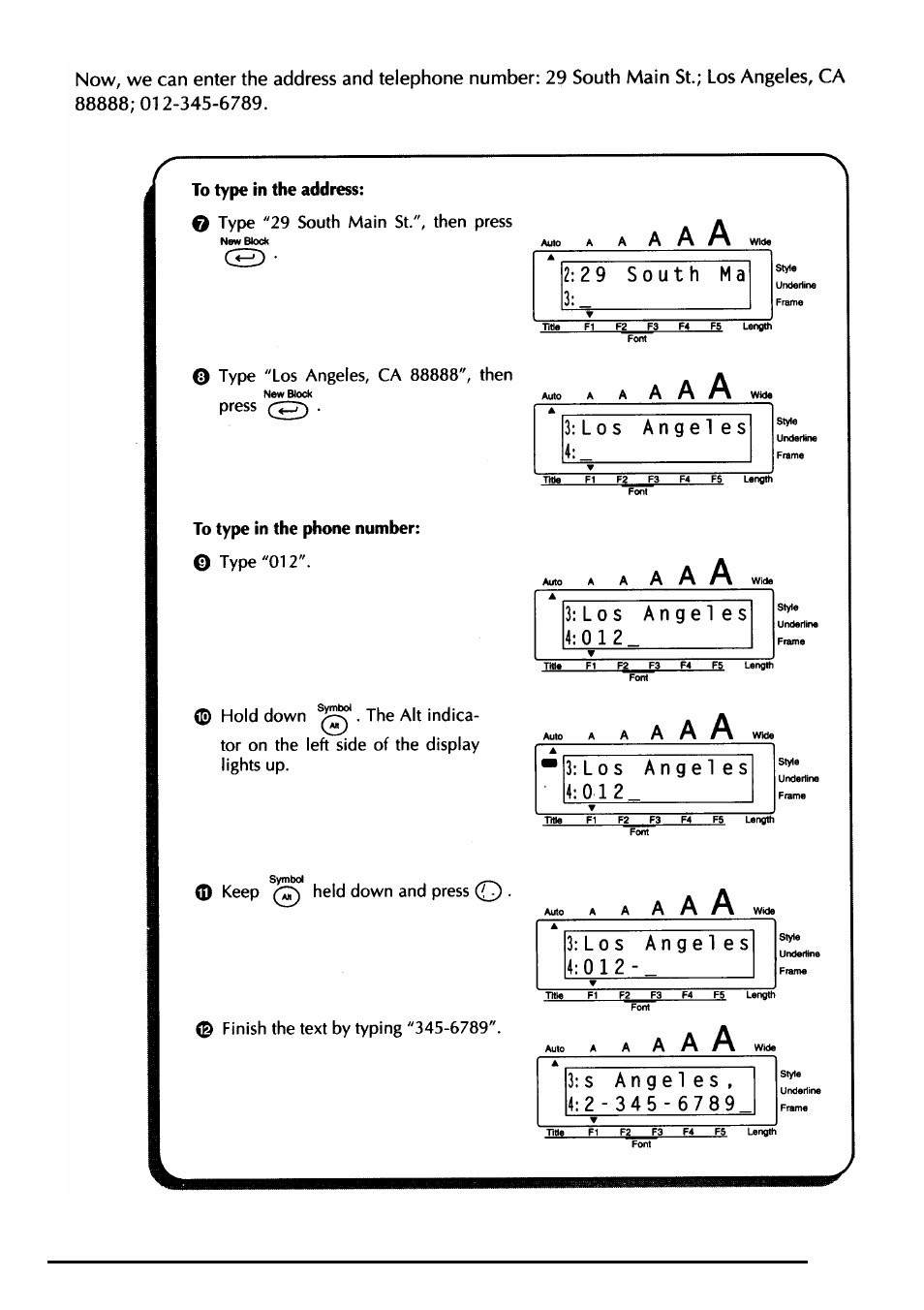 Brother PT-330 User Manual | Page 20 / 150