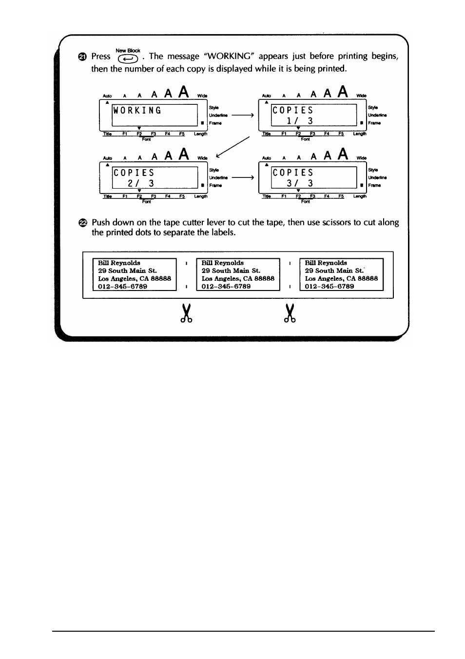 Brother PT-330 User Manual | Page 23 / 150