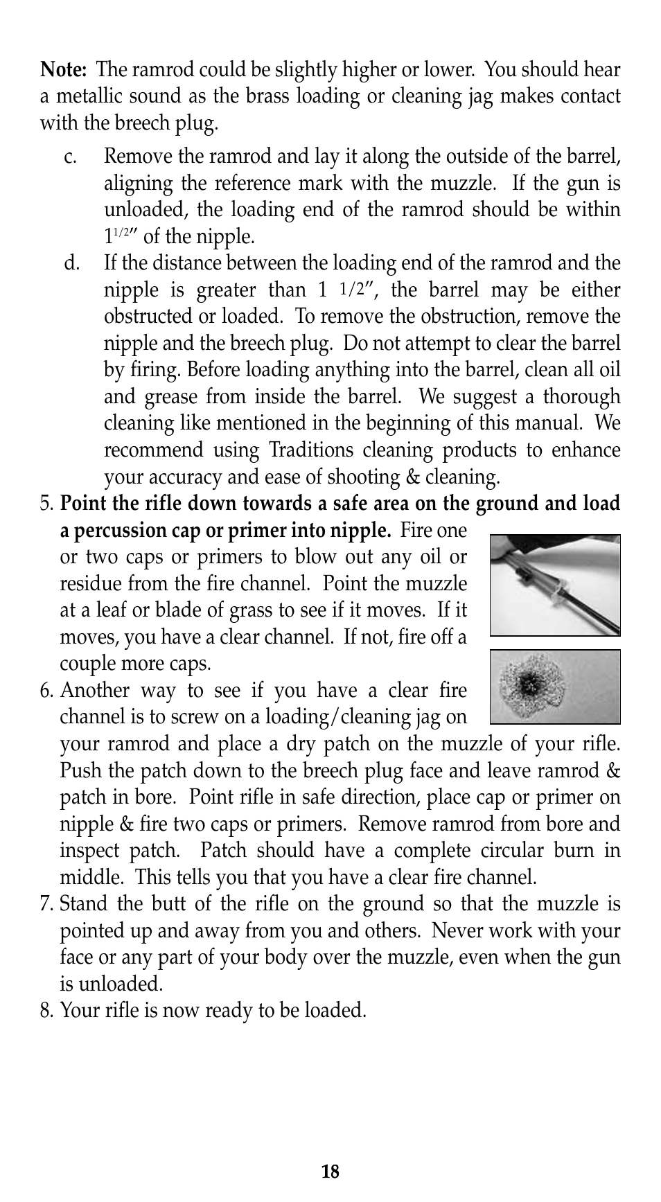 Traditions Lightning Ebolt Buckhunter User Manual | Page 24 / 38