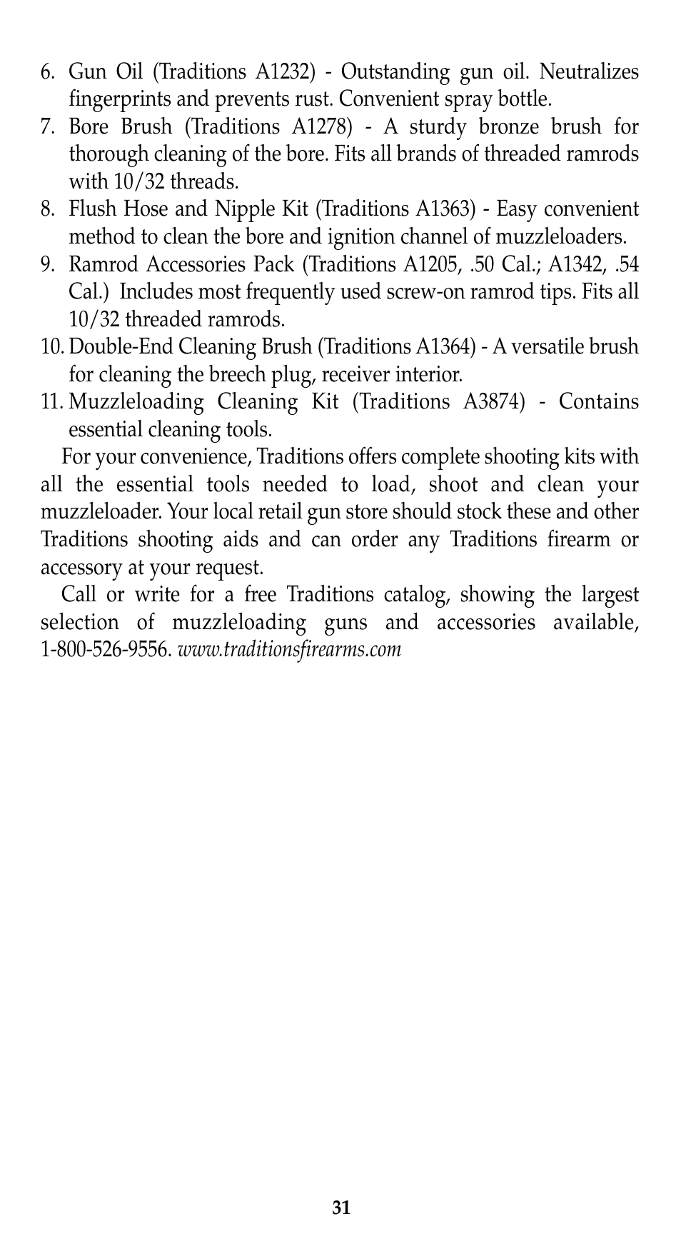 Traditions Lightning Ebolt Buckhunter User Manual | Page 37 / 38