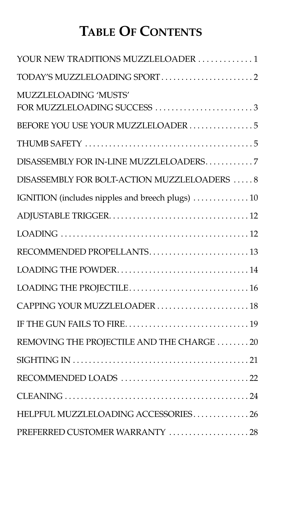 Traditions Evolution Thunderbolt Tracker User Manual | Page 5 / 38