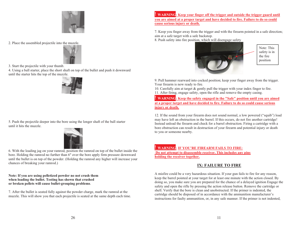 Traditions Outfitter User Manual | Page 11 / 18