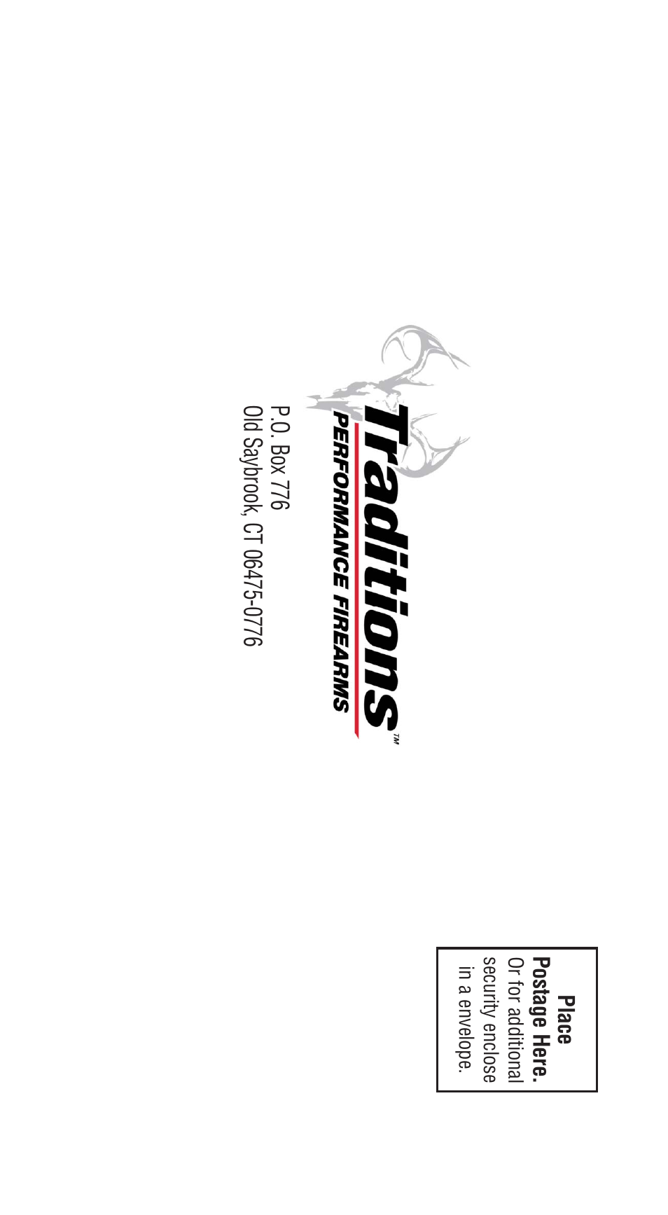 Traditions Vortek StrikerFire User Manual | Page 57 / 57