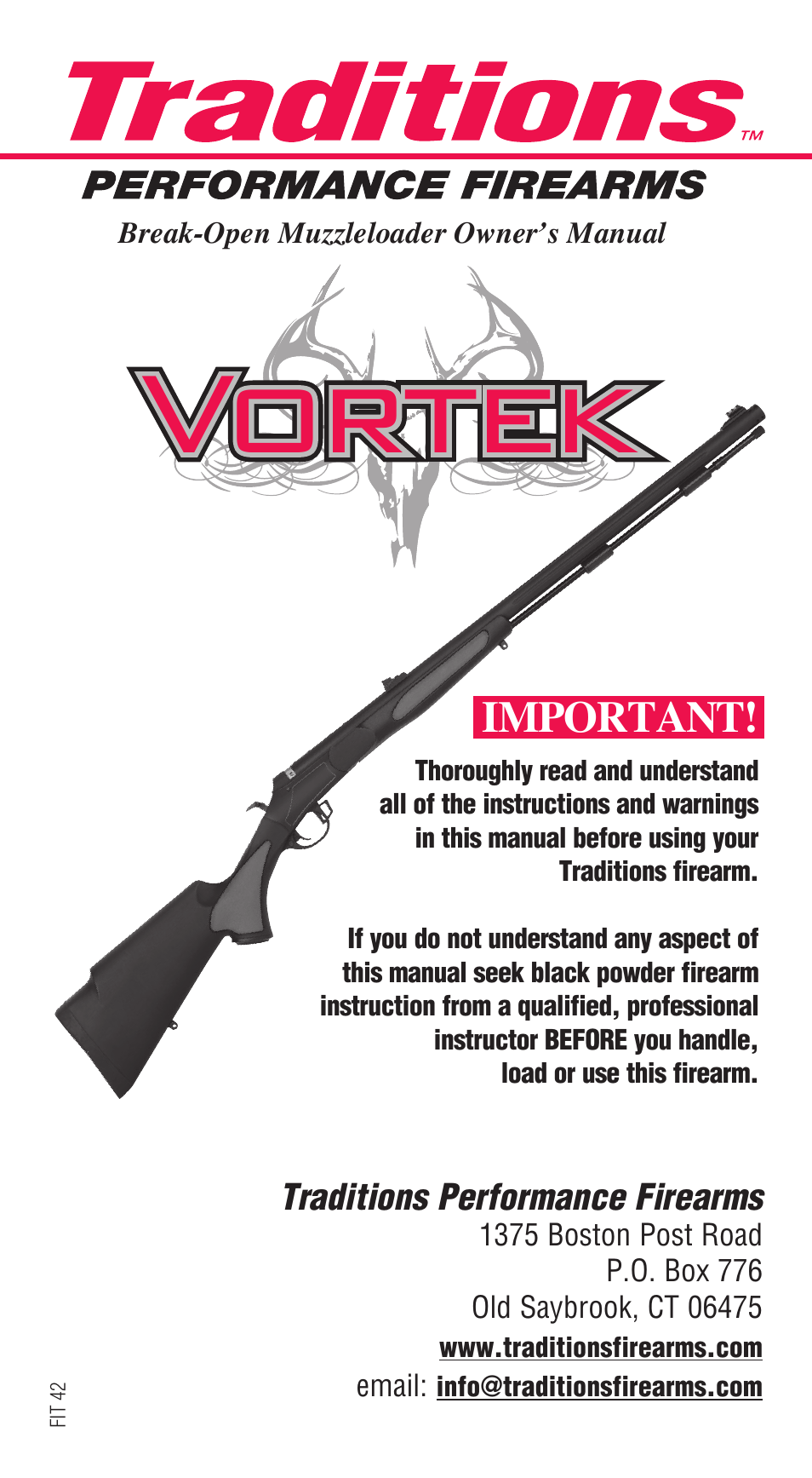 Traditions Vortek Ultralight User Manual | 25 pages