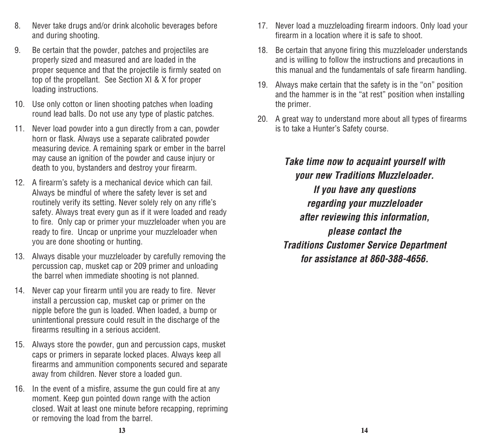 Traditions Vortek Ultralight User Manual | Page 11 / 25