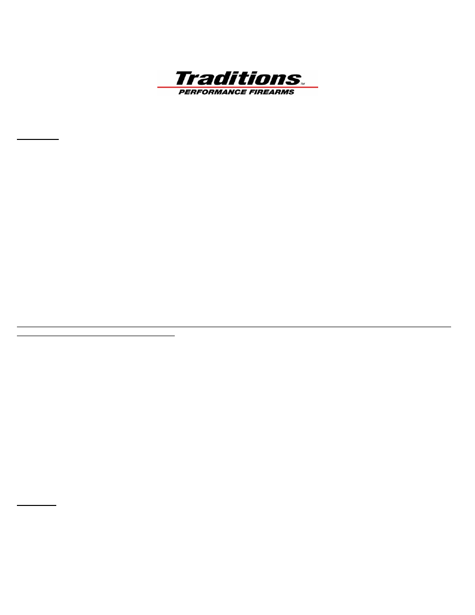 Traditions Vortek Northwest Magnum Addendum User Manual | Page 2 / 2