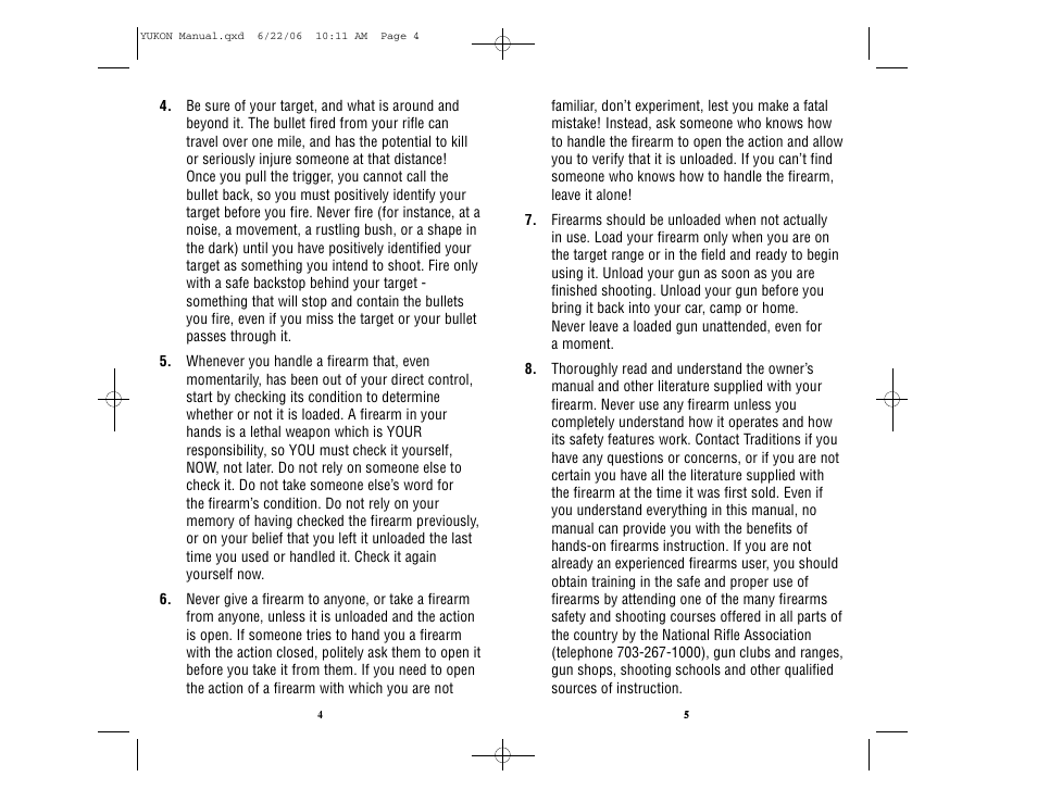 Traditions Yukon User Manual | Page 7 / 24