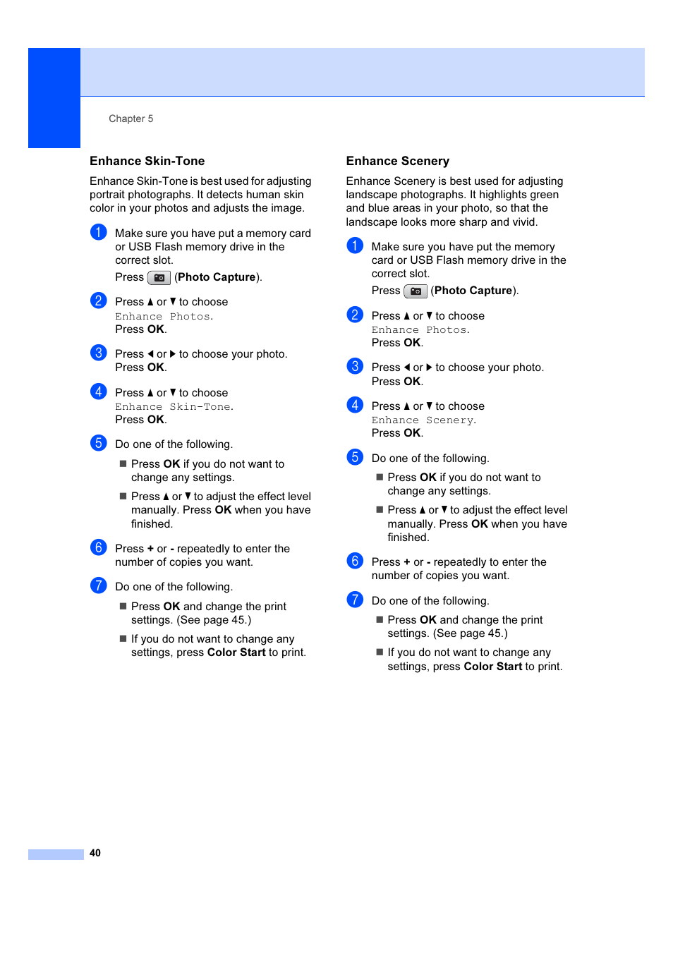 Brother DCP-385C User Manual | Page 46 / 122