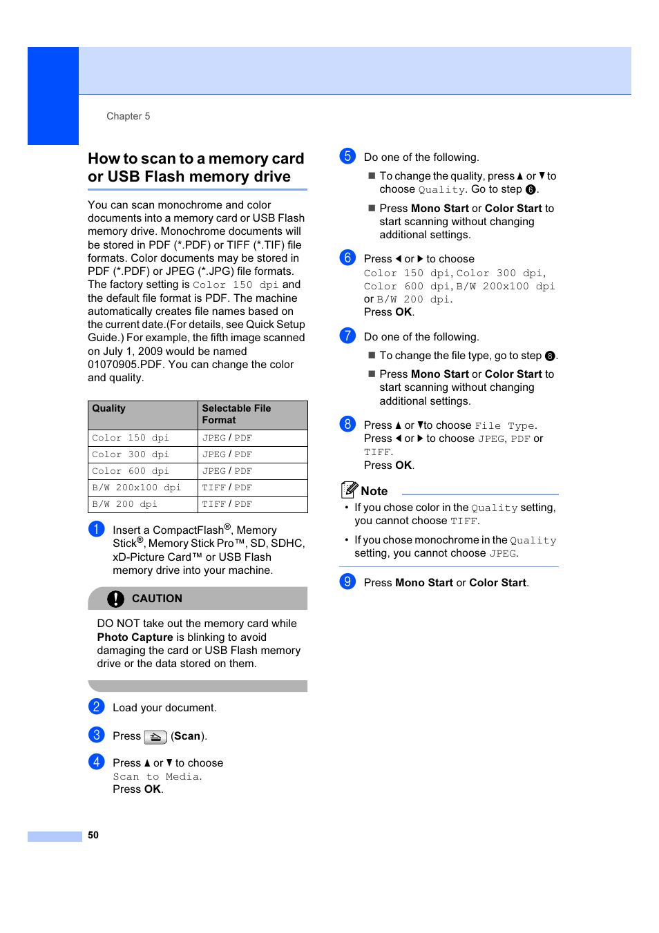 Brother DCP-385C User Manual | Page 56 / 122