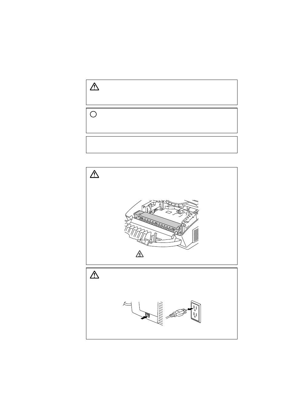 Definitions of warnings, cautions, and notes, To use the printer safely, Warning | Brother HL-1000 User Manual | Page 4 / 91