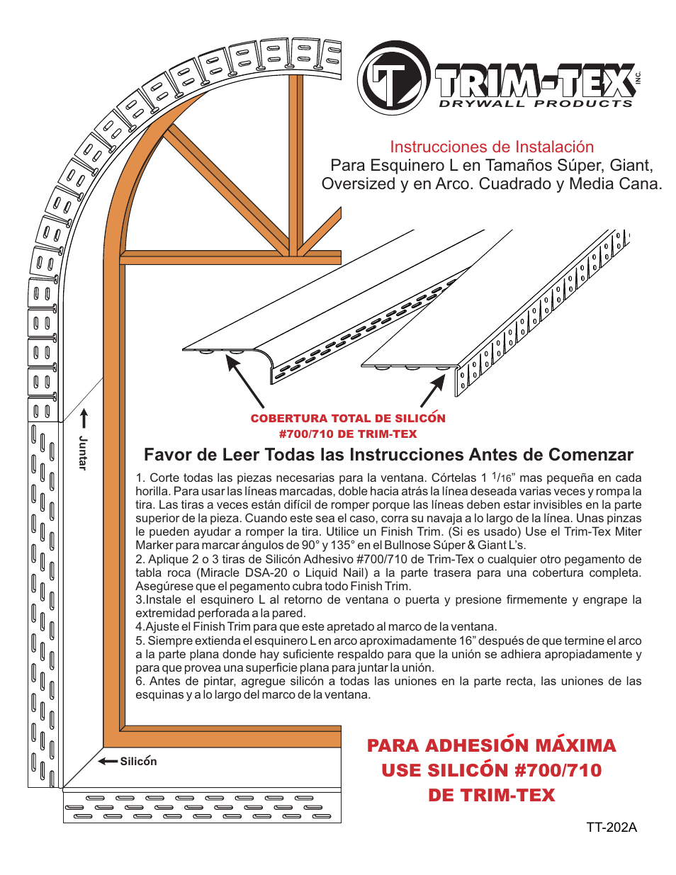 Trim-Tex Regular and Bullnose L Beads User Manual | Page 2 / 2