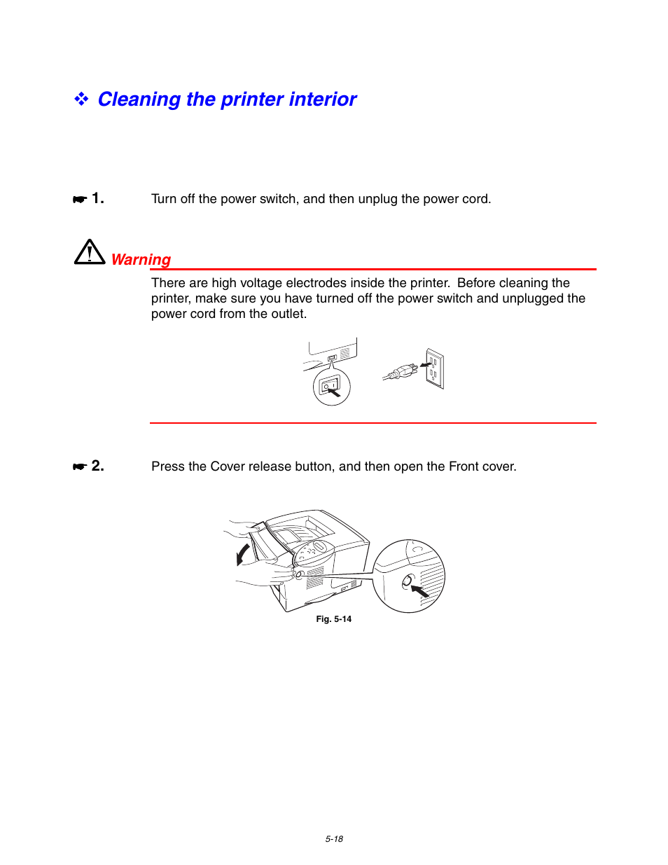 Cleaning the printer interior | Brother HL-1650/1670N User Manual | Page 158 / 235