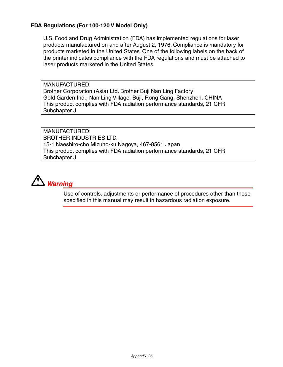 Brother HL-1650/1670N User Manual | Page 227 / 235