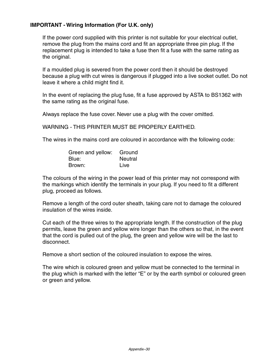 Brother HL-1650/1670N User Manual | Page 231 / 235