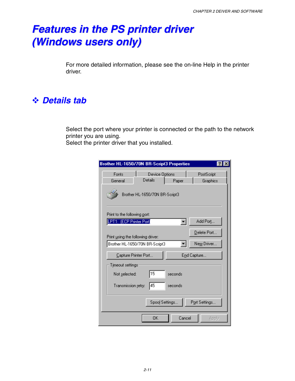 Brother HL-1650/1670N User Manual | Page 64 / 235