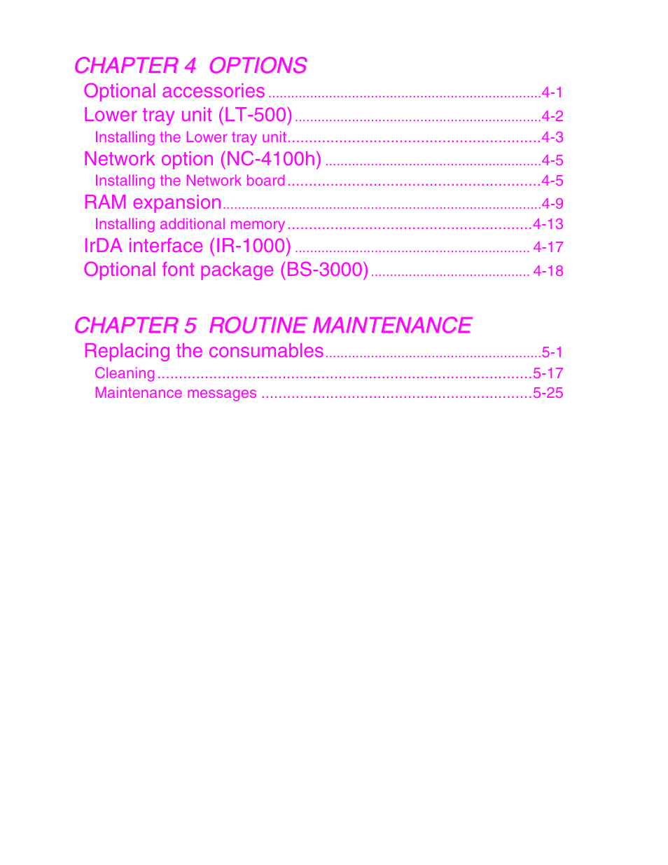 Brother HL-1650/1670N User Manual | Page 7 / 235