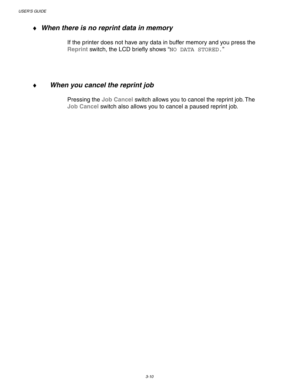 When you cancel the reprint job | Brother HL-1650/1670N User Manual | Page 90 / 235