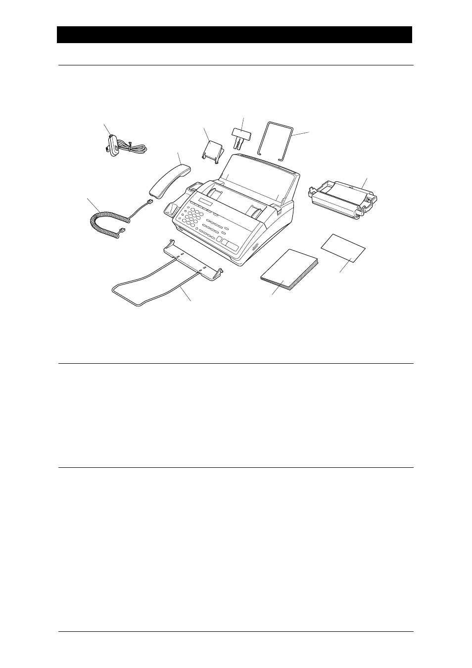 Packing list, Notice | Brother Fax-1020Plus User Manual | Page 14 / 204