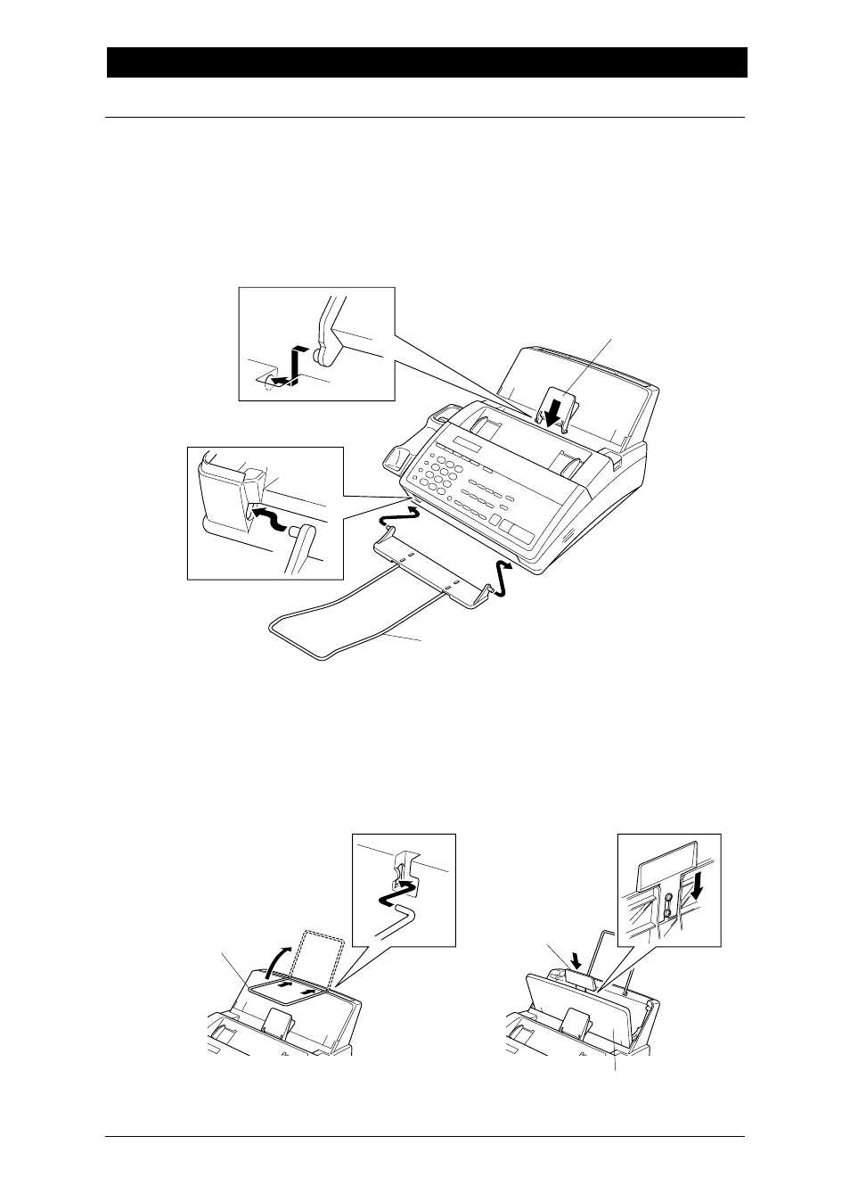 Setting up your fax machine | Brother Fax-1020Plus User Manual | Page 15 / 204