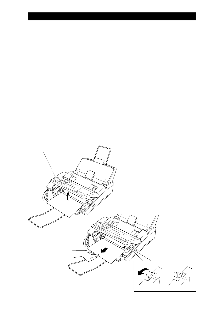 Paper jams, Caution | Brother Fax-1020Plus User Manual | Page 190 / 204