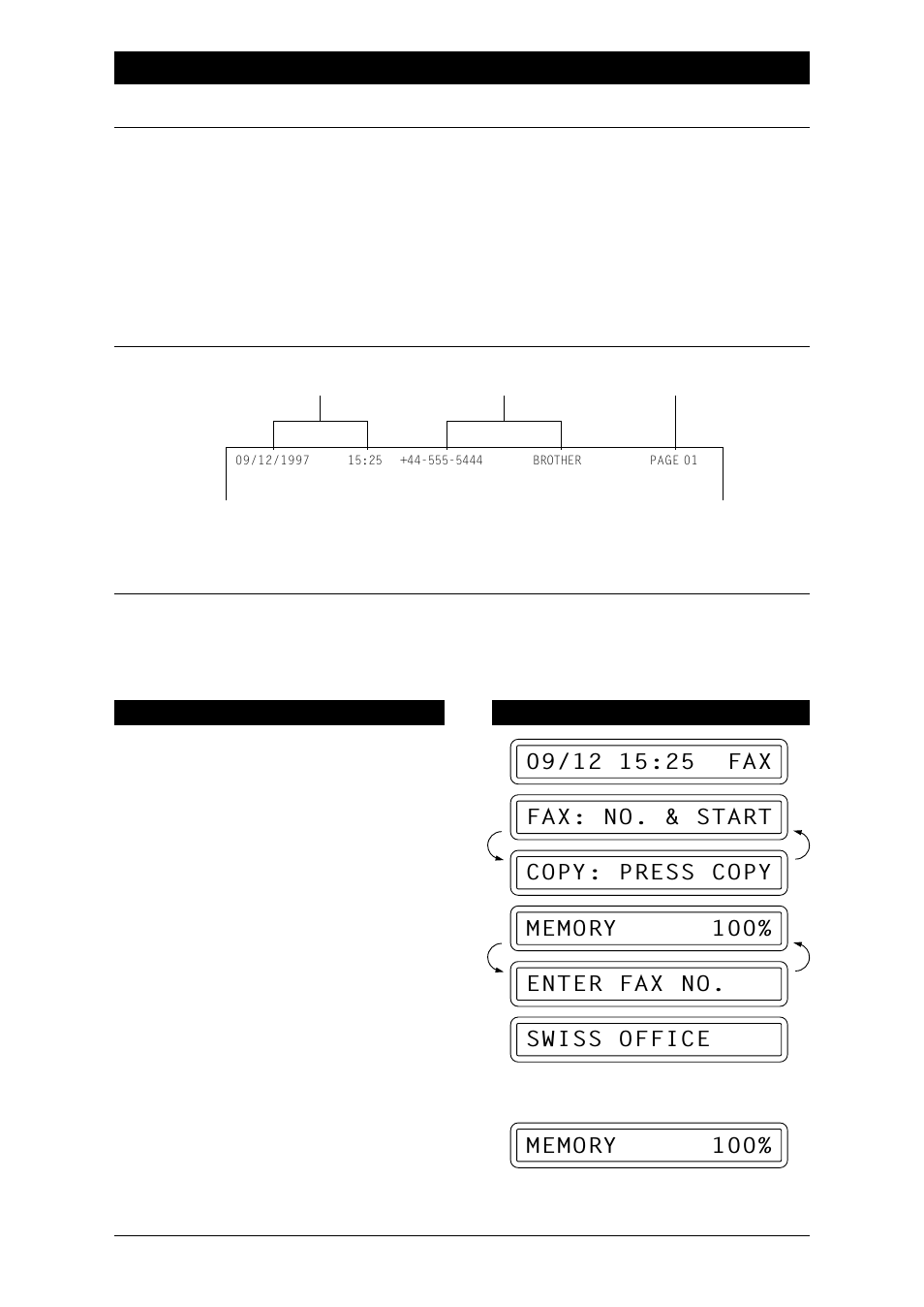 For your information | Brother Fax-1020Plus User Manual | Page 68 / 204