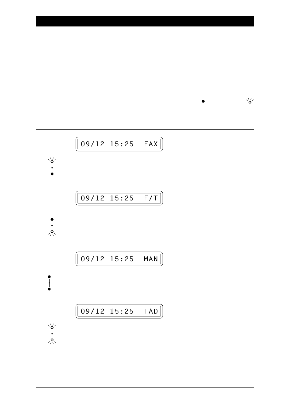 Chapter 7. receiving faxes and other calls | Brother Fax-1020Plus User Manual | Page 86 / 204