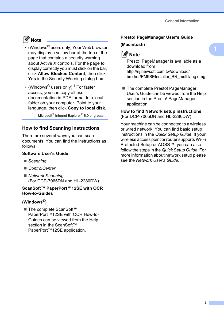 How to find scanning instructions | Brother HL-2280DW User Manual | Page 17 / 112