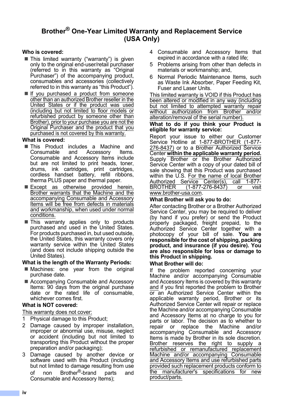 Brother | Brother HL-2280DW User Manual | Page 6 / 112