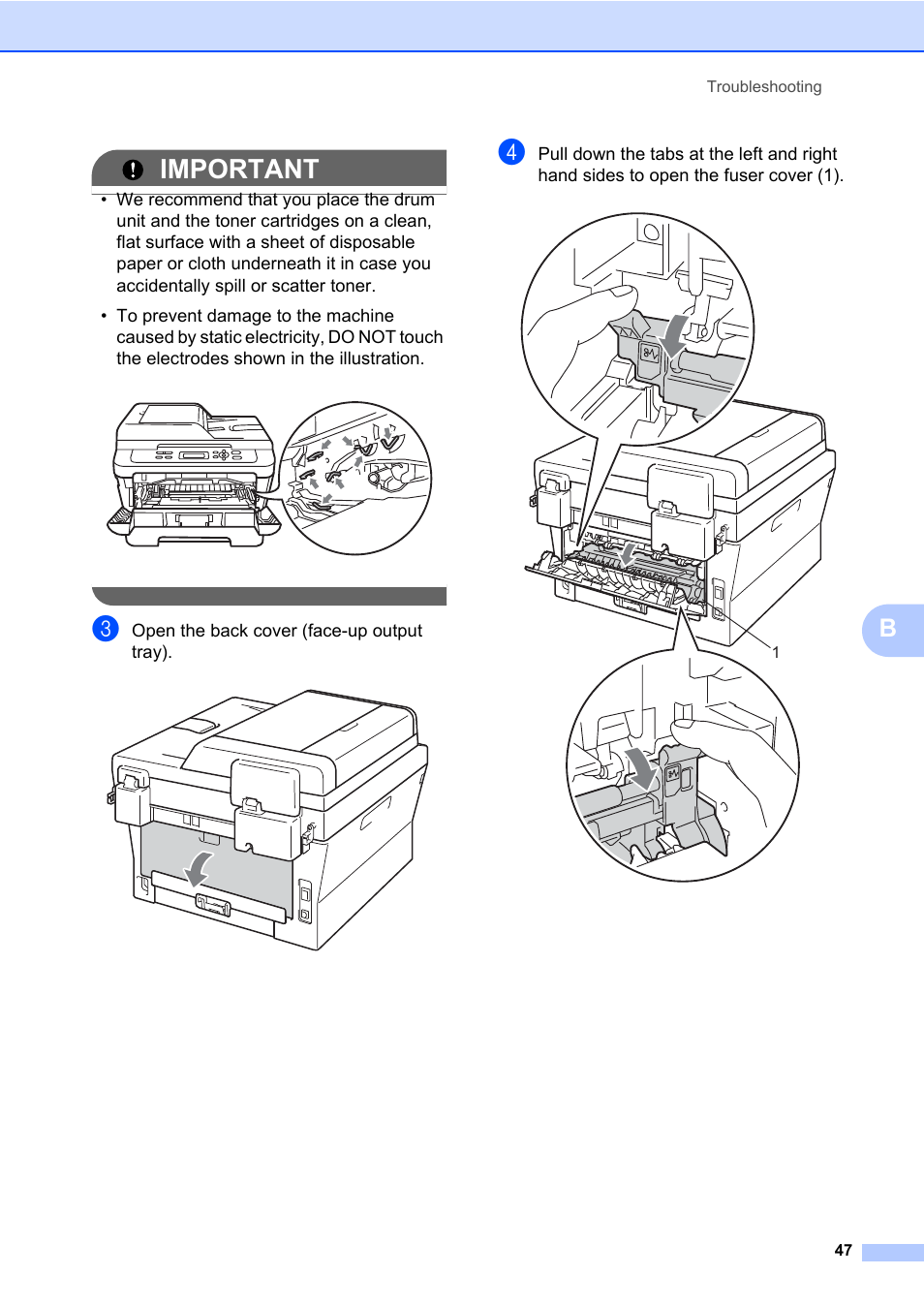 Important | Brother HL-2280DW User Manual | Page 61 / 112