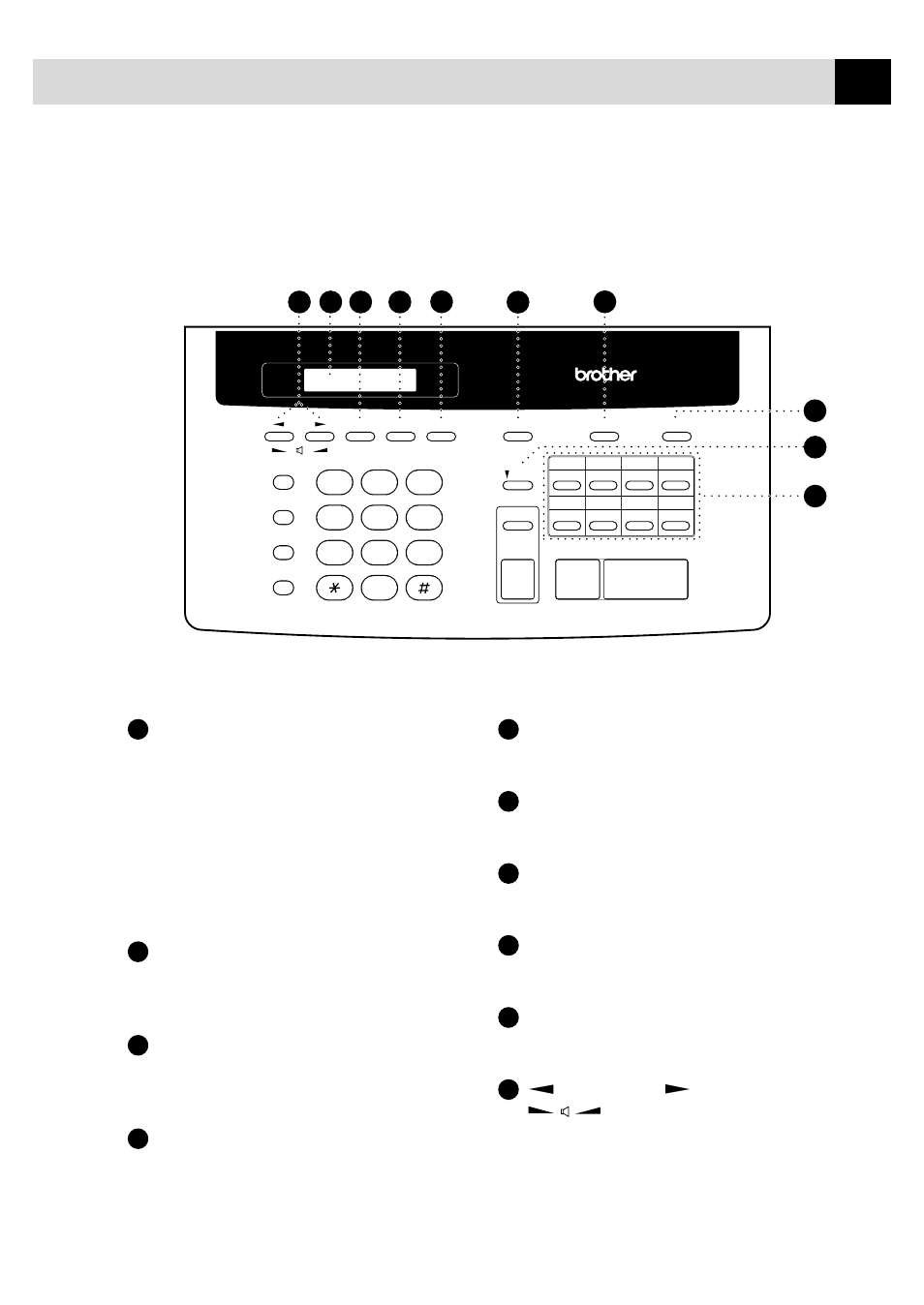 Set stores a function setting into the fax machine | Brother FAX-940 E-mail User Manual | Page 15 / 150