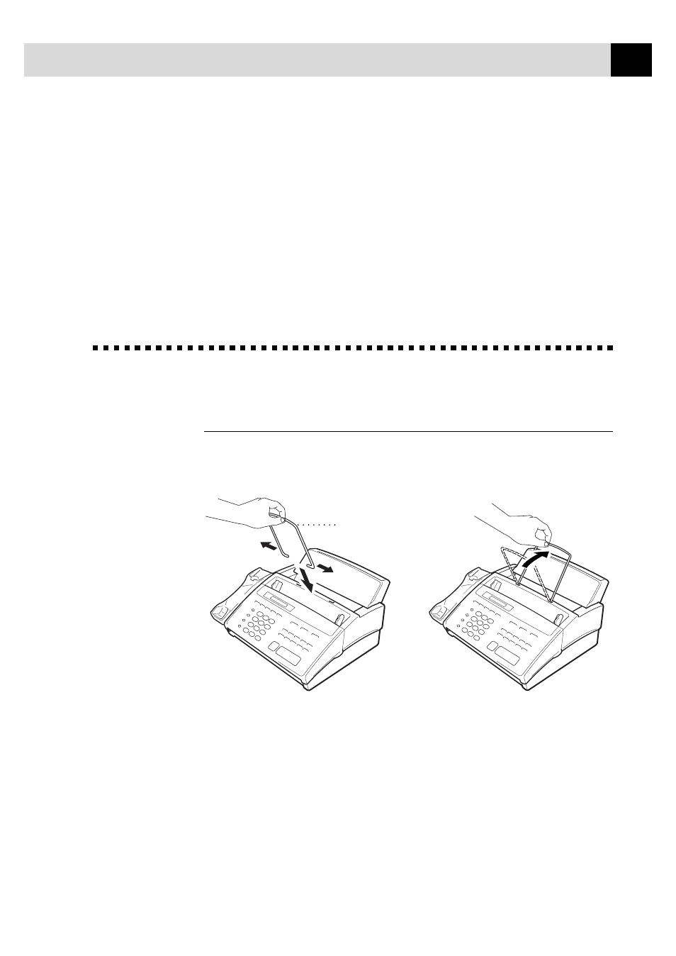 Assembly, Attach the document support | Brother FAX-940 E-mail User Manual | Page 21 / 150