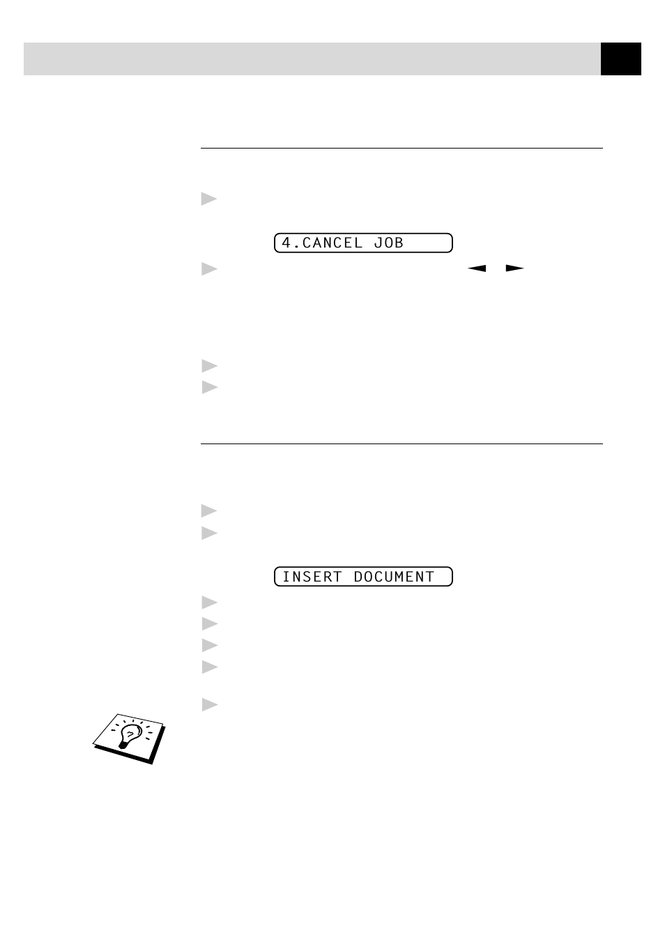 Cancelling a scheduled job, Interrupting timer and polling transmit jobs | Brother FAX-940 E-mail User Manual | Page 79 / 150