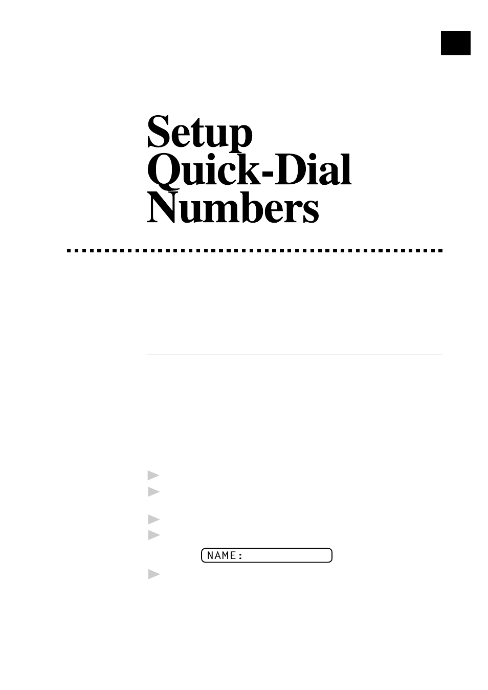 Storing numbers for easy dialling | Brother FAX-940 E-mail User Manual | Page 81 / 150