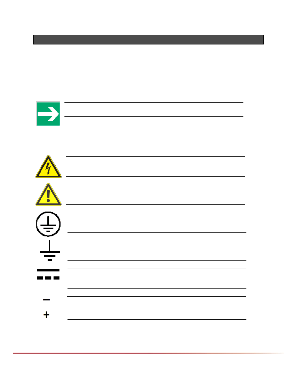 1 about this manual, 1 symbols used | Ultralife CH0003 User Manual | Page 4 / 16