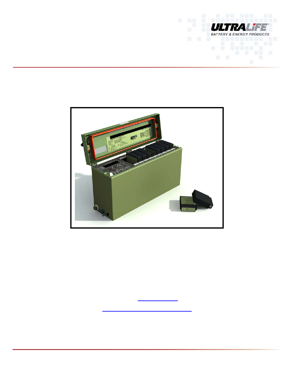Ultralife CH0007 User Manual | 25 pages