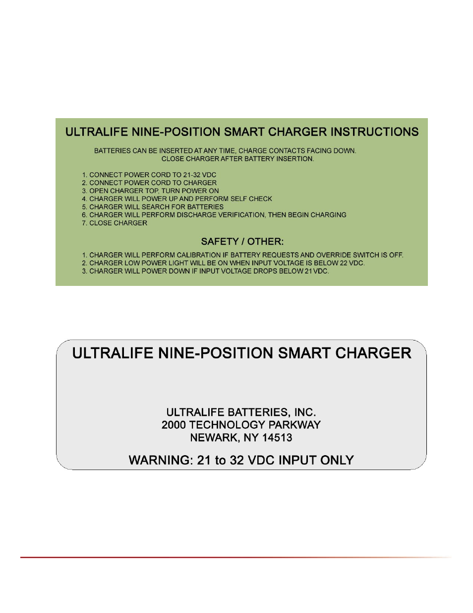 3 miscellaneous labeling, 1 instruction label, 2 id label | Iscellaneous, Abeling, Instruction label, Id label, Igure, Ch0007, Nstruction | Ultralife CH0007 User Manual | Page 23 / 25