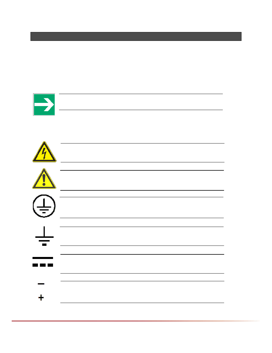 1 about this manual, About, This | Manual, Ymbols, 1 symbols used | Ultralife CH0007 User Manual | Page 5 / 25